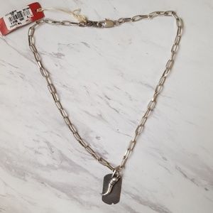 Zack Men's Silver-Tone chunky Chain
